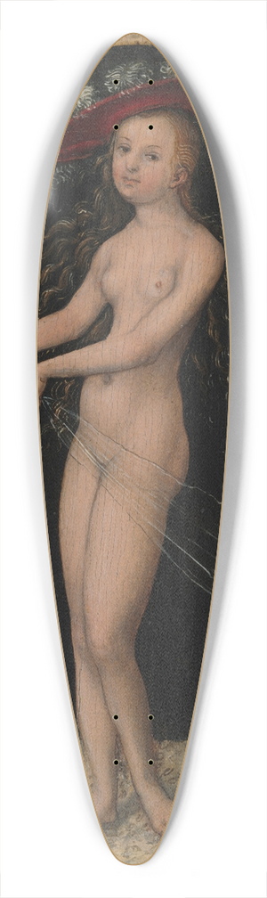 Lucas Cranach the Elder - Venus and Cupid 39.3 inch art pintail longboard deck