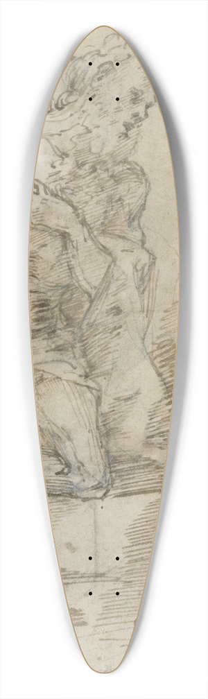 Lucas de Valds - St.Jerome 39.3 inch art pintail longboard deck