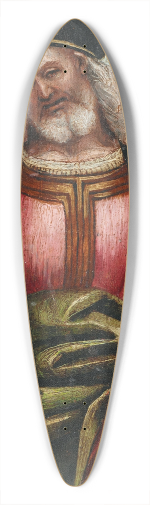 Luca Signorelli - Saint Roch 39.3 inch art pintail longboard deck
