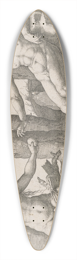 Lucas Van Leyden - Leiden Der Sndenfall 39.3 inch art pintail longboard deck