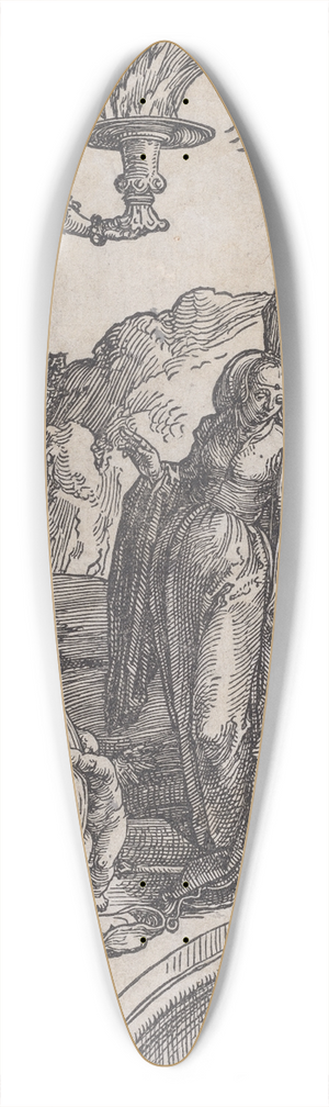 Lucas Van Leyden - Solomons Idolatry 39.3 inch art pintail longboard deck