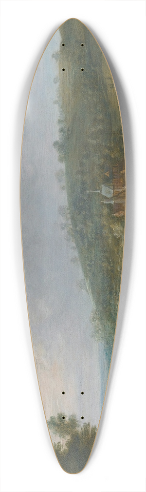 Lucas van Uden - The Four Seasons II 39.3 inch art pintail longboard deck