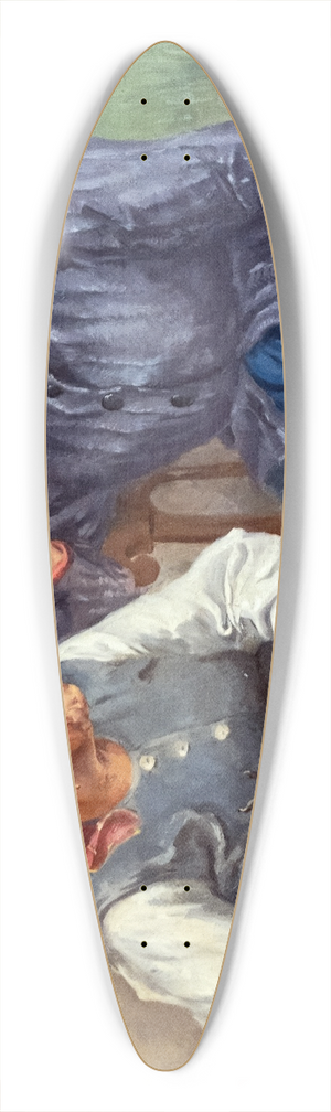 Luce Boyals - Gossip 39.3 inch art pintail longboard deck