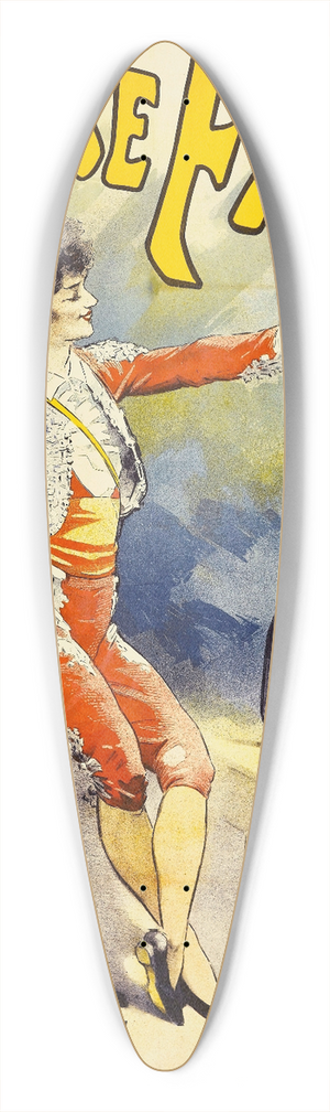 Lucien Lefvre - Reglisse Figaro 39.3 inch art pintail longboard deck