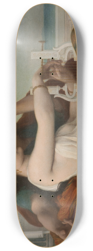 Alexandre Cabanel - Algae and Boniface 8.25 inch art skate deck Alexandre Cabanel - Algae and Boniface 8.25 inch art skate deck