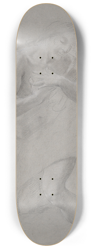 Giacomo Zoboli - Study of Christ in the Baptism, Standing in a Frontal View 8.25 inch art skate deck Giacomo Zoboli - Study of Christ in the Baptism, Standing in a Frontal View 8.25 inch art skate deck