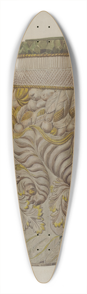 Lucille Chabot - Mast Sheath 39.3 inch art pintail longboard deck