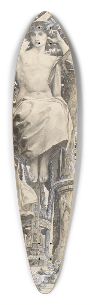 Luc-Olivier Merson - tude de figures 39.3 inch art pintail longboard deck