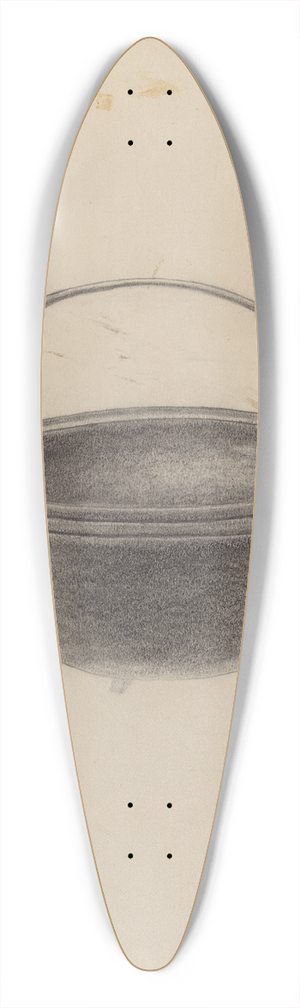 Ludmilla Calderon - Fire Place Kettle 39.3 inch art pintail longboard deck
