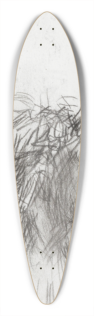 Ludvig Karsten - Ansiktsprofil 39.3 inch art pintail longboard deck
