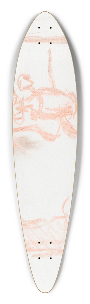 Ludvig Karsten - Interir 39.3 inch art pintail longboard deck
