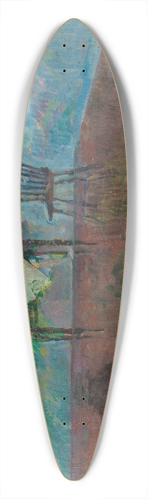 Ludvig Karsten - Likvrelset 39.3 inch art pintail longboard deck