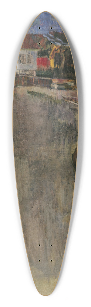 Ludvig Karsten - Spring Evening at Ula 39.3 inch art pintail longboard deck