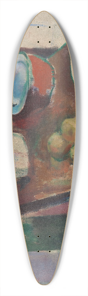 Ludvig Karsten - The Red Kitchen 39.3 inch art pintail longboard deck