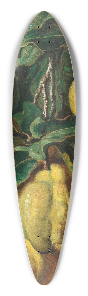 Ludwig Adam Kunz - Quinces 39.3 inch art pintail longboard deck