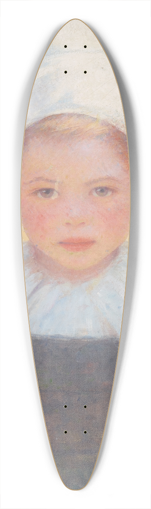 Ludwig Ferdinand Graf - Studienkopf 39.3 inch art pintail longboard deck
