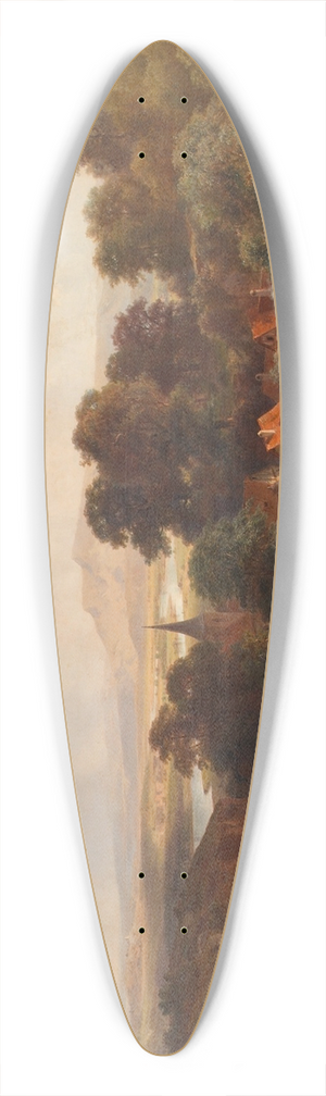 Ludwig Halauska - Sommerlandschaft 39.3 inch art pintail longboard deck