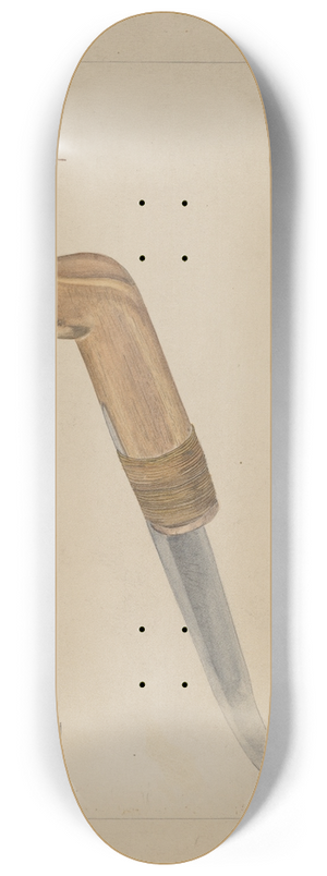 Gilbert Boese - Drawknife 8.25 inch art skate deck