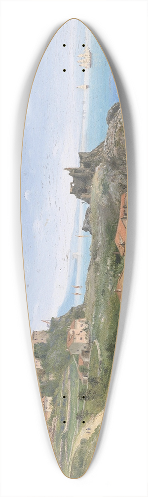 Ludwig Rubelli von Sturmfest - Castello de Duino 39.3 inch art pintail longboard deck