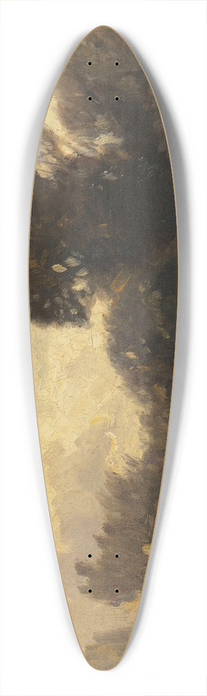 Ludwig Willroider - Flusslandschaft 39.3 inch art pintail longboard deck