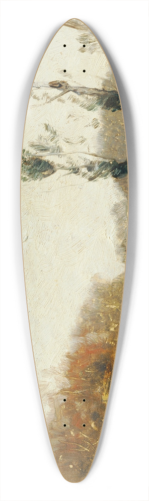 Ludwig Willroider - Landschaft bei Bernried 39.3 inch art pintail longboard deck