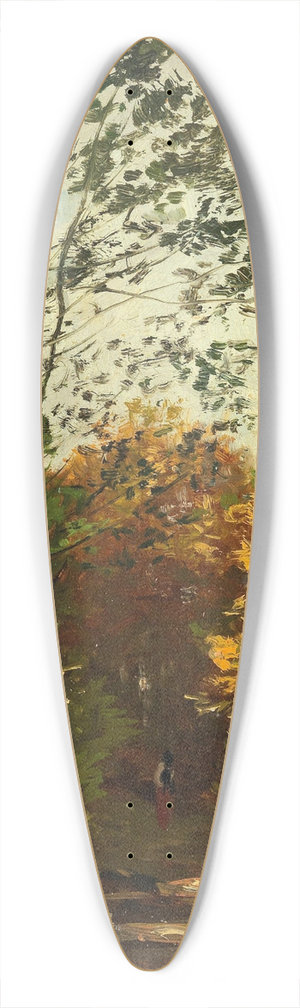 Ludwig Willroider - Wald 39.3 inch art pintail longboard deck