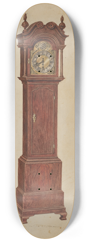 Gilbert Sackerman - Clock 8.25 inch art skate deck