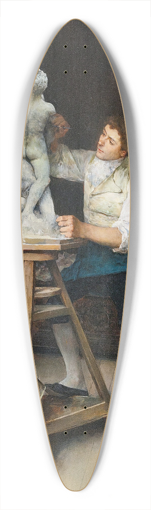 Luis Jimnez Aranda - The Sculptor 39.3 inch art pintail longboard deck