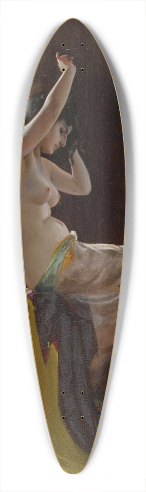 Luis Ricardo Falero - A Private Moment 39.3 inch art pintail longboard deck