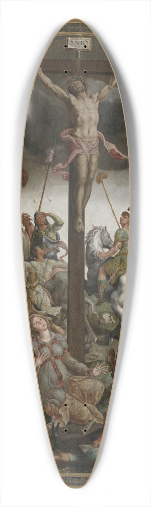 Maarten Van Heemskerck - Calvary 39.3 inch art pintail longboard deck