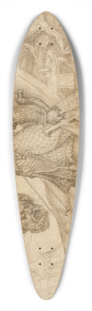 Maarten Van Heemskerck - Judith 39.3 inch art pintail longboard deck