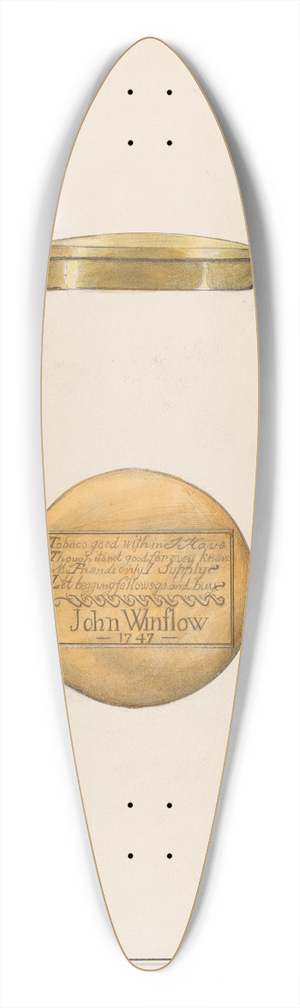 Madeline Arnold - Snuff Box 39.3 inch art pintail longboard deck