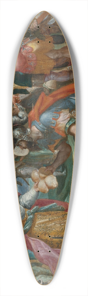 Maerten De Vos - Abraham And Melchizedek 39.3 inch art pintail longboard deck