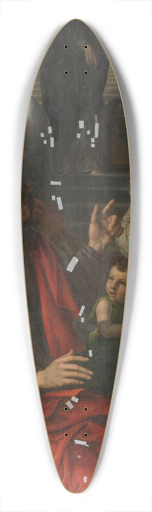 Maerten De Vos - The Widows Offering 39.3 inch art pintail longboard deck