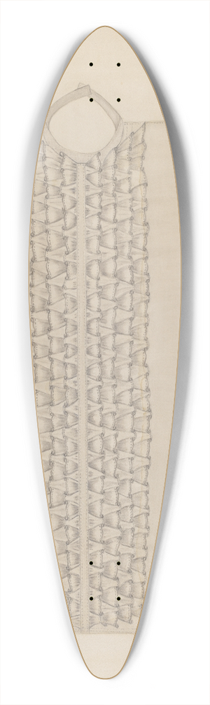 Mae Szilvasy - Shirt Front 39.3 inch art pintail longboard deck