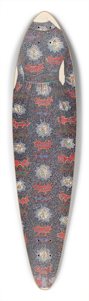 Mae Szilvasy - Wrapper 39.3 inch art pintail longboard deck