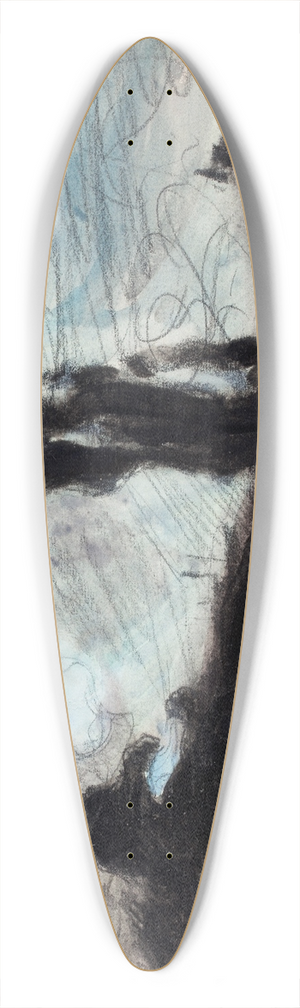 Magnus Enckell - inen maisema 39.3 inch art pintail longboard deck