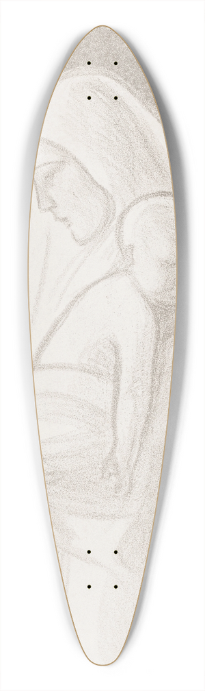 Magnus Enckell - Mother 39.3 inch art pintail longboard deck