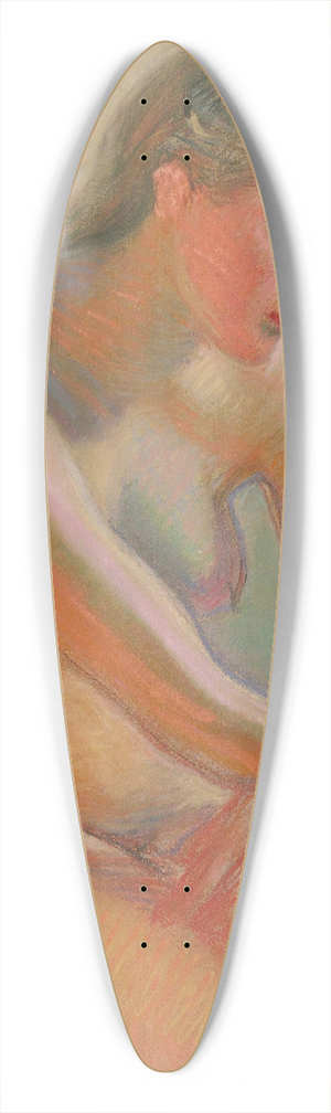 Magnus Enckell - Nude 39.3 inch art pintail longboard deck