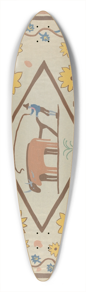 Majel G. Claflin - Colcha 39.3 inch art pintail longboard deck
