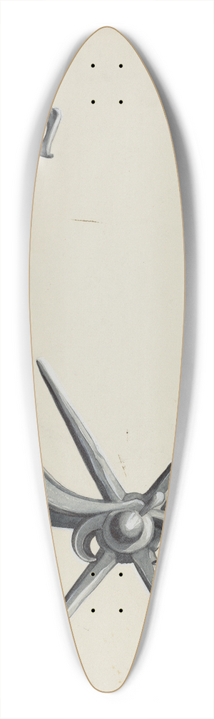 Majel G. Claflin - Spur 39.3 inch art pintail longboard deck