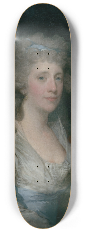 Gilbert Stuart - Mrs. Joseph Anthony Jr. (Henrietta Hillegas) 8.25 inch art skate deck