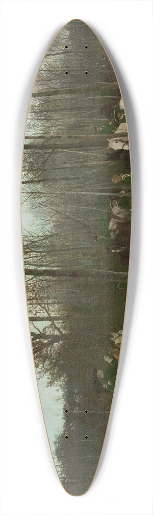 Maksymilian Gierymski - Return from hunting 39.3 inch art pintail longboard deck