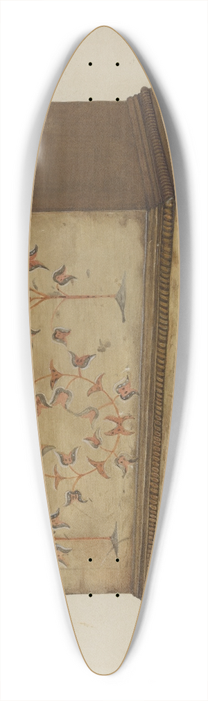Malcolm Hackney - Pa. German Chest 39.3 inch art pintail longboard deck