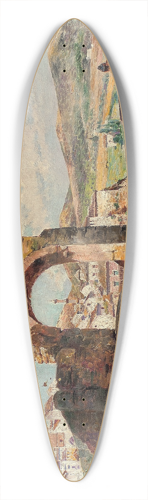 Manuel Garca y Rodrguez - Ronda 39.3 inch art pintail longboard deck
