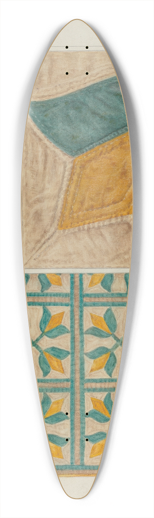 Manuel G. Runyan - Coverlet-Applique Quilt 39.3 inch art pintail longboard deck