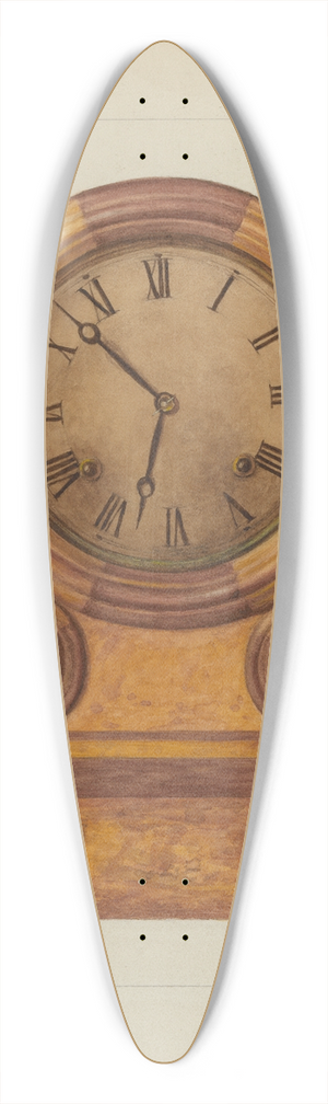 Manuel G. Runyan - Shelf Clock 39.3 inch art pintail longboard deck