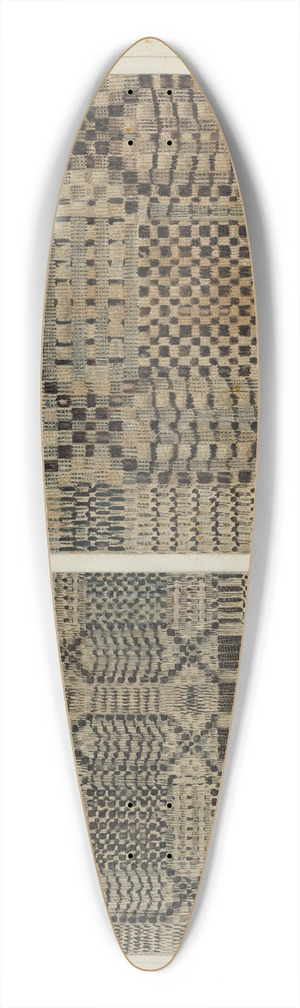 Manuel G. Runyan - Woven Coverlet 39.3 inch art pintail longboard deck