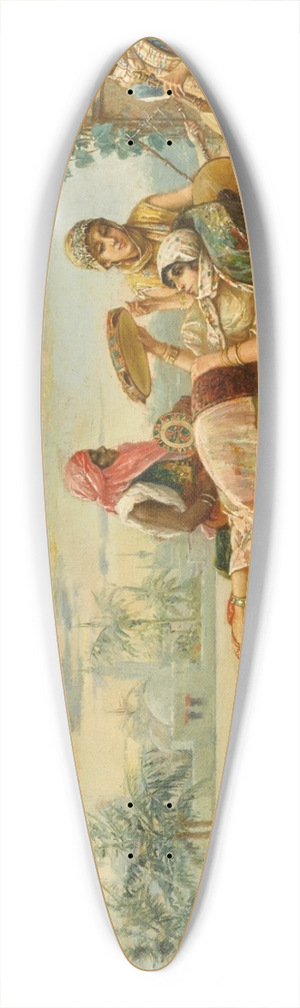 Manuel Muoz y Otero - Dolce far niente 39.3 inch art pintail longboard deck