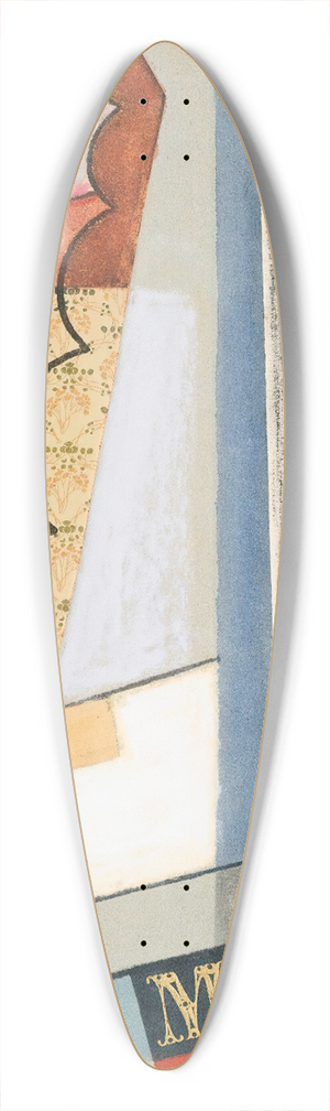 Mara Blanchard - LeMonogramme 39.3 inch art pintail longboard deck